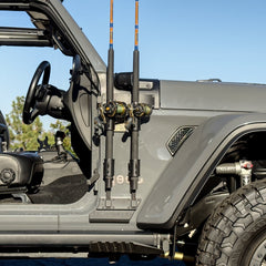 Modular Rail System Accessory- Saltwater Fishing Rod Holder Passenger Side