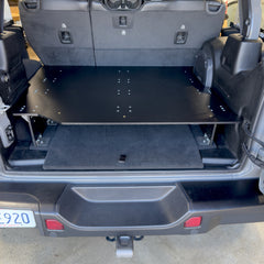 Rear Cargo Storage Compartment for Jeep Wrangler JL 4DR (2018-2025) w/Alpine Sub