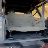 Rear Interior 5'x7' Washable Canvas Cover Kit for Jeep Wrangler JL (2018-2025)