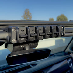 Custom Upper Switch Panel for Jeep Wrangler JL WITH SKY ONE TOUCH (2018-2025)