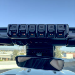Custom Upper Switch Panel for Jeep Wrangler JL WITH SKY ONE TOUCH (2018-2025)