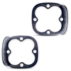 LED Light Side Bezel Blinders for Baja Designs Squadron LED Lights