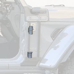 Modular Rail System Accessory- Saltwater Fishing Rod Holder Passenger Side