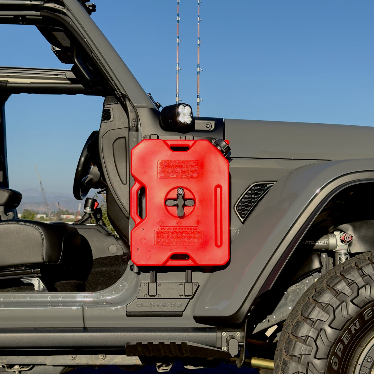 Triangular Rotopax Mount Rail Mount Rotopax Jug Mount Adaptor for Jeep Wrangler Gladiator – BluMak3D