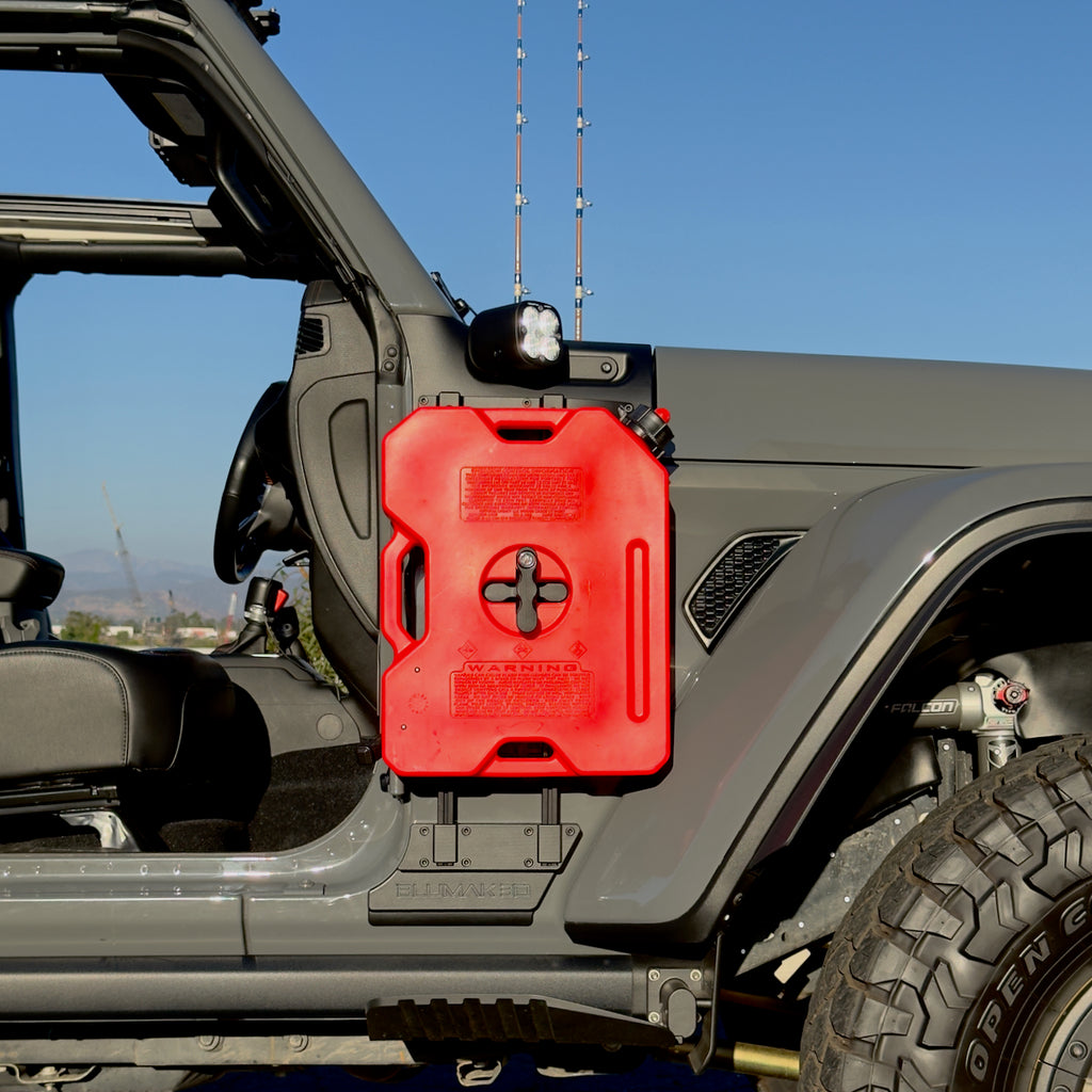 Rail Mount Rotopax Jug Mount Adaptor for Jeep Wrangler Gladiator