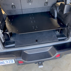 Rear Cargo Storage Compartment for Jeep Wrangler JL 4DR (2018-2024) w/Alpine Sub