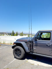 Rail Mount Fishing Rod Holder for Jeep Wrangler JL & Gladiator JT  BluMak3D