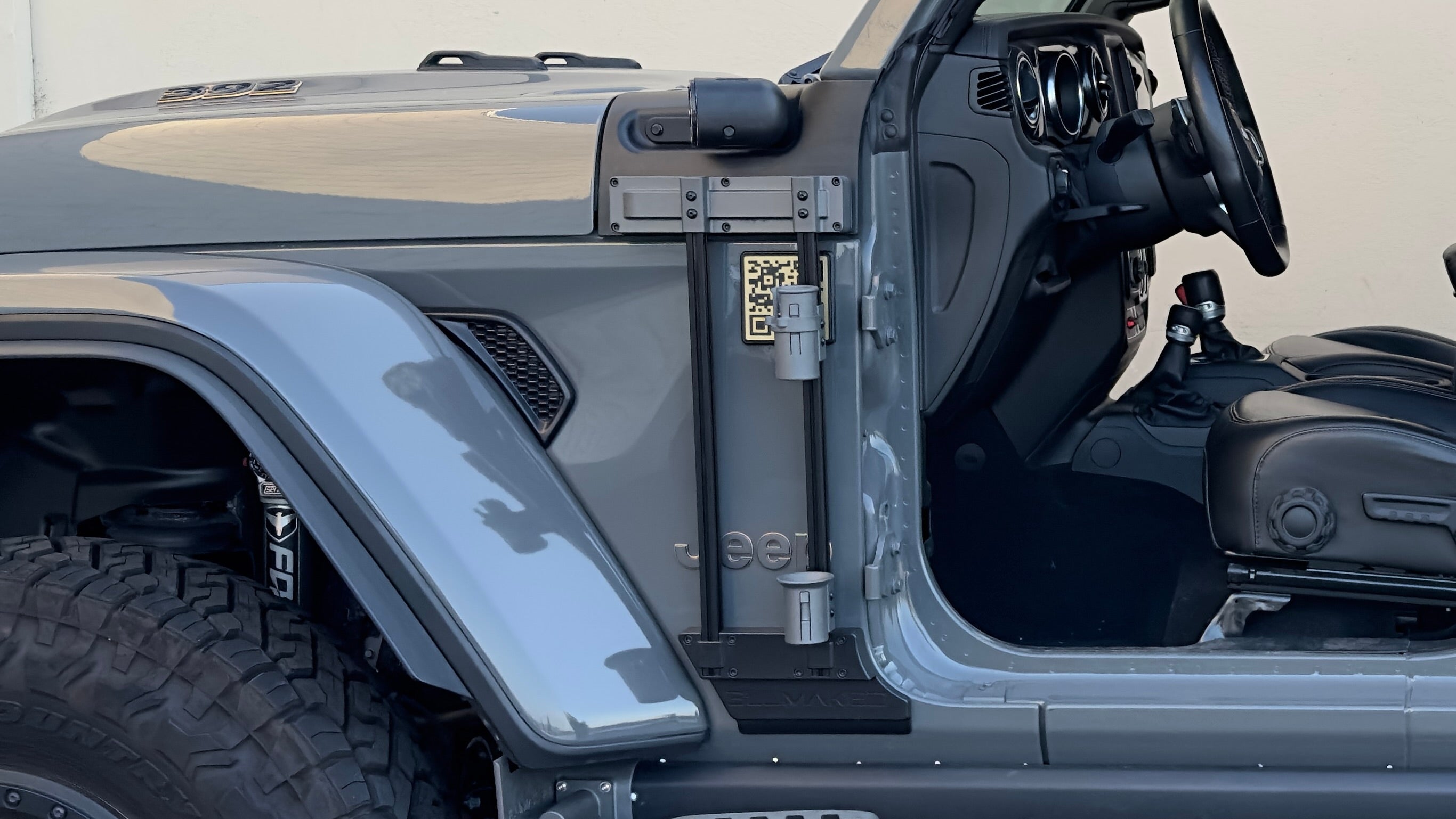 Modular Rail System Accessory- Saltwater Fishing Rod Holder Driver Side Modular Rail System Accessory- Saltwater Fishing Rod Holder Driver Side