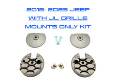 2018-2023 JEEP JL GRILLE MOUNTS ONLY DIY KIT