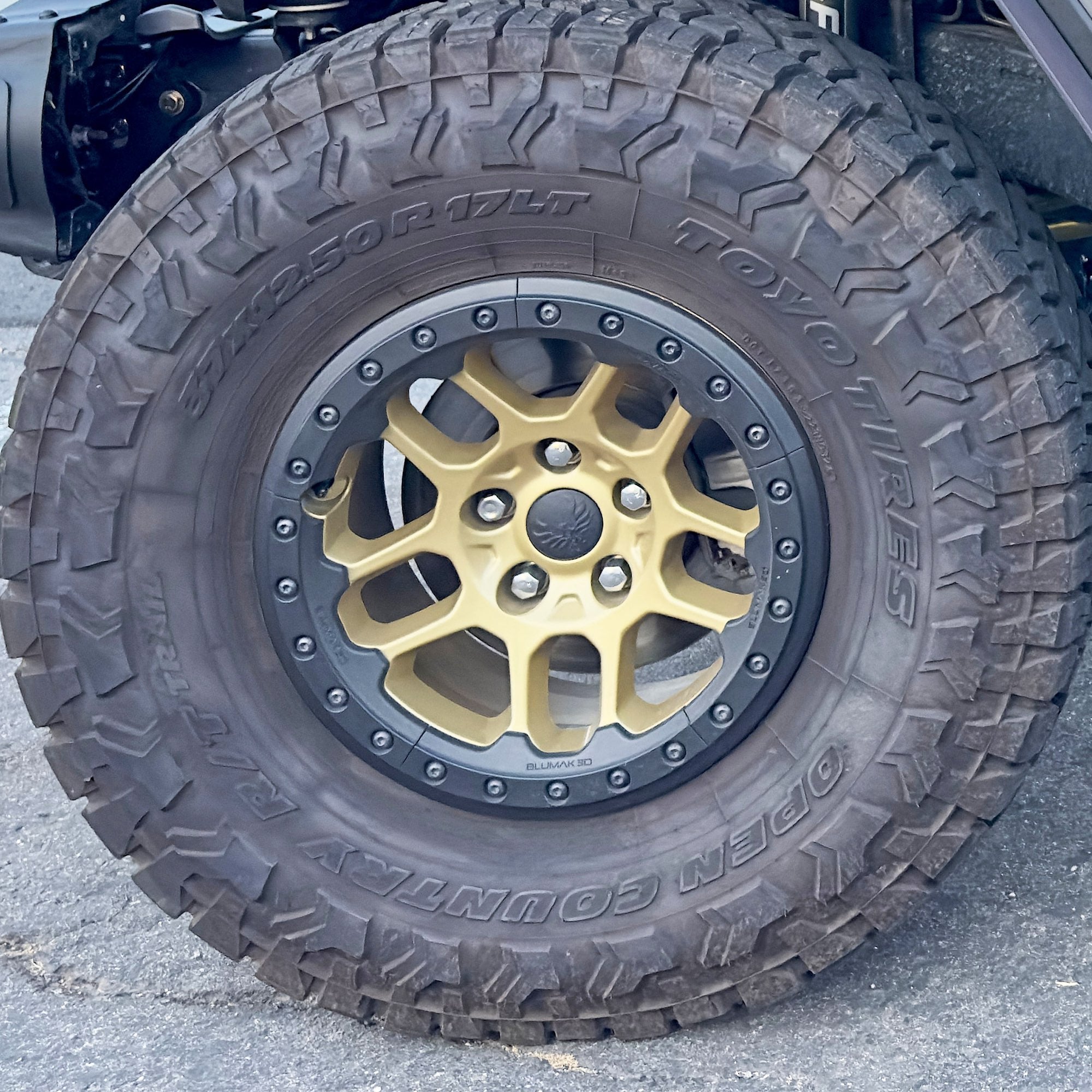 Jeep Rash Guard Wheel Rash Bash Guard Kit fits Jeep Mopar Bead Lock 17