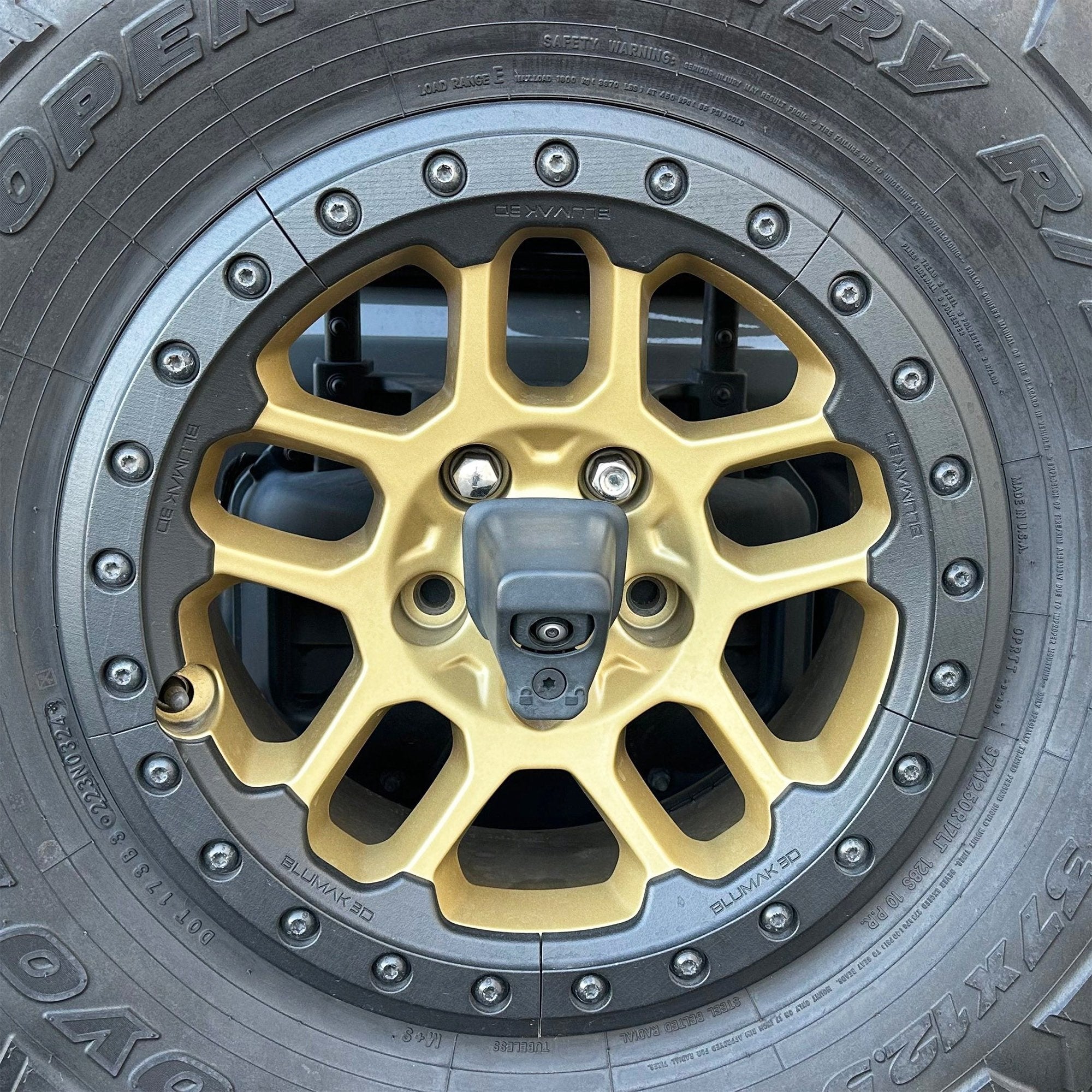 Jeep Rash Guard Wheel Rash Bash Guard Kit fits Jeep Mopar Bead Lock 17