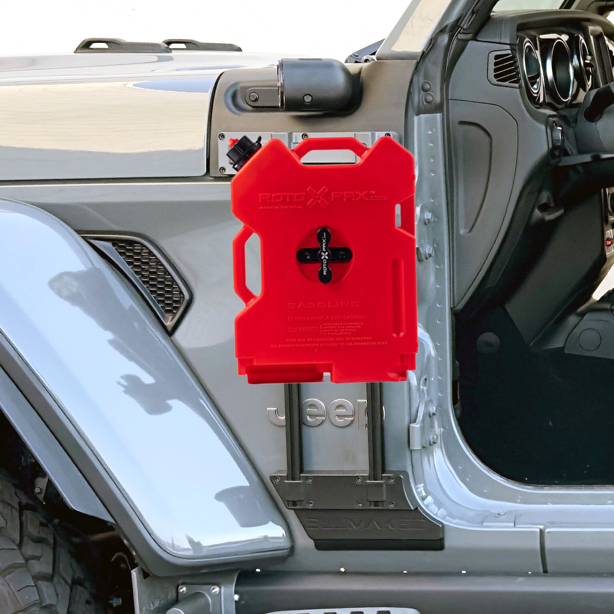 Rotopax Mounts Rail Mount Rotopax Jug Mount Adaptor for Jeep Wrangler Gladiator – BluMak3D