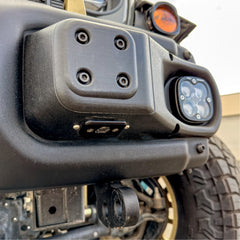 Bezel Mounts with SAE LED Fog & Rock Lights for Jeep Wrangler JL & Gladiator JT (2018-2024)